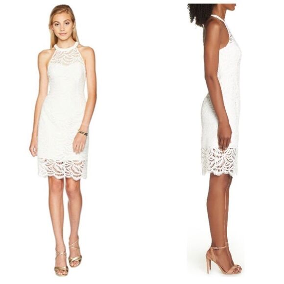 LILLY PULITZER Kenna Scalloped Fan Lace Dress - Picture 6 of 10